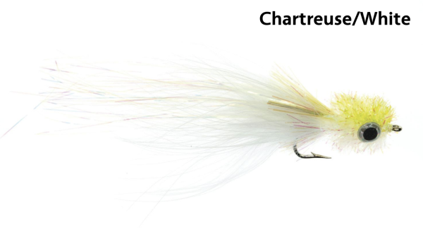 Murdich Minnow Marabou Fly Chartreuse White Murdich Minnow Marabou Fly Chartreuse White